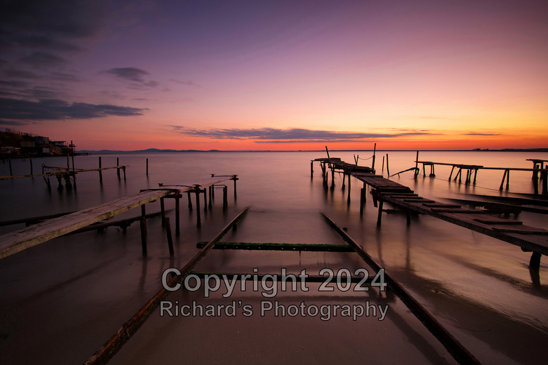 Coastal_1(3).jpg :: Sunset at Ravda, Bulgaria