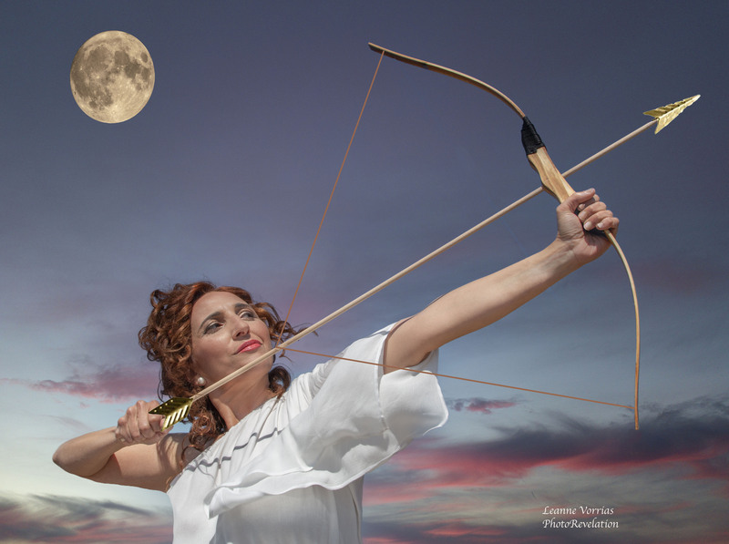 ARTEMIS 7912 WM nails.jpg :: Gods and Goddess  Mythologies by Photographer Leanne Vorrias