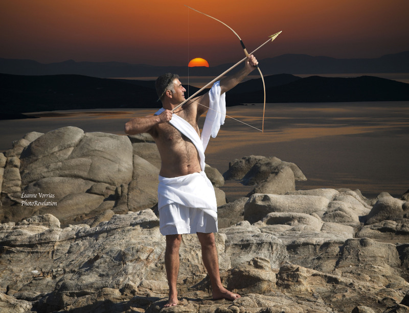 Apollo -Final-Arrow WM.jpg :: Gods and Goddess  Mythologies by Photographer Leanne Vorrias