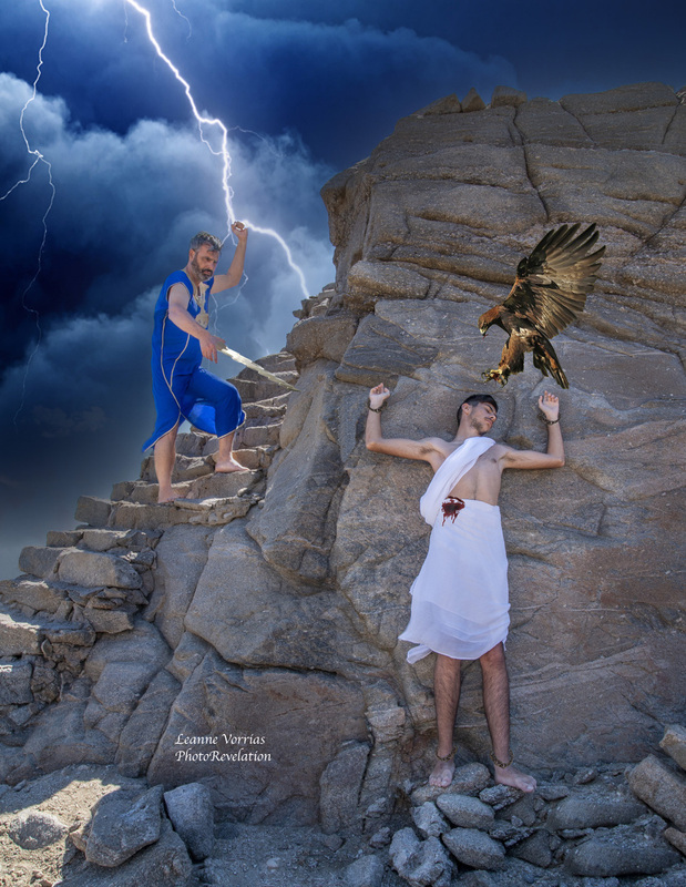 PROMETHEUS ZEUS Final-WM.jpg :: Gods and Goddess  Mythologies by Photographer Leanne Vorrias