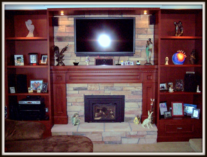 bookcase mantle.jpg :: bookcase mantle