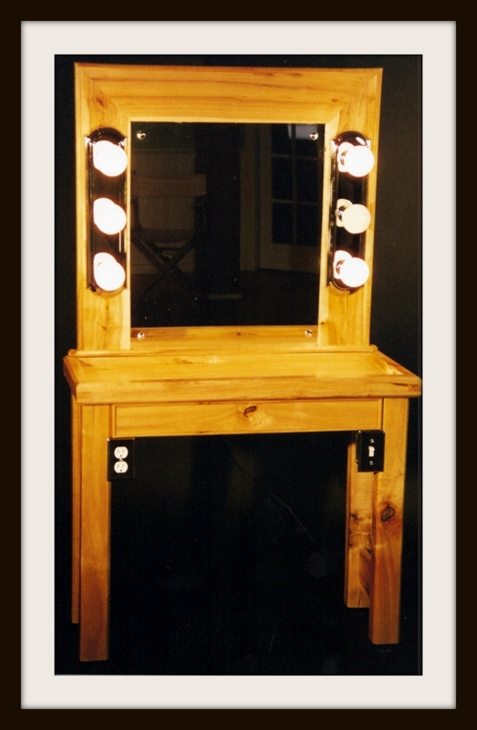 hair and make up table.jpg :: hair and make up table