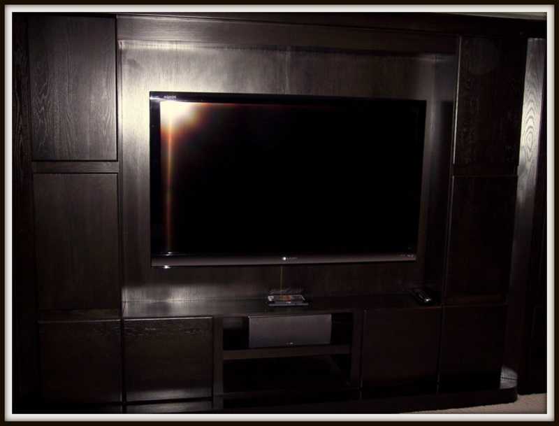 home theater oak.jpg :: home theater oak