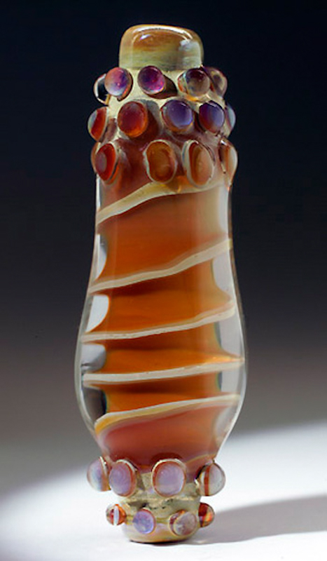 MJ_MIchaud03.jpg :: BEAD WITH SPIRAL INTERIOR