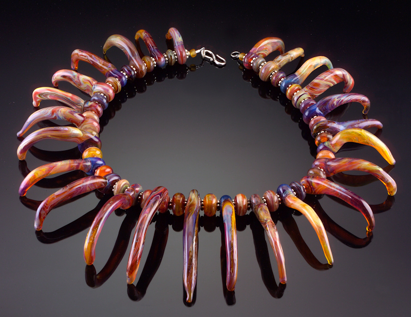 bearclaws.jpg :: Glass Jewelry by Martha Giberson
Photography by Steve Gyurina, Artopia Art Imaging
99R Washington Street, Melrose, MA 02176
781-665-1122, 877-474-6278, sg@artopia.net