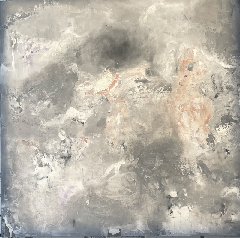 Crevices 6 Acrylic on Caravaggio linen 100 X 100 cm.jpg