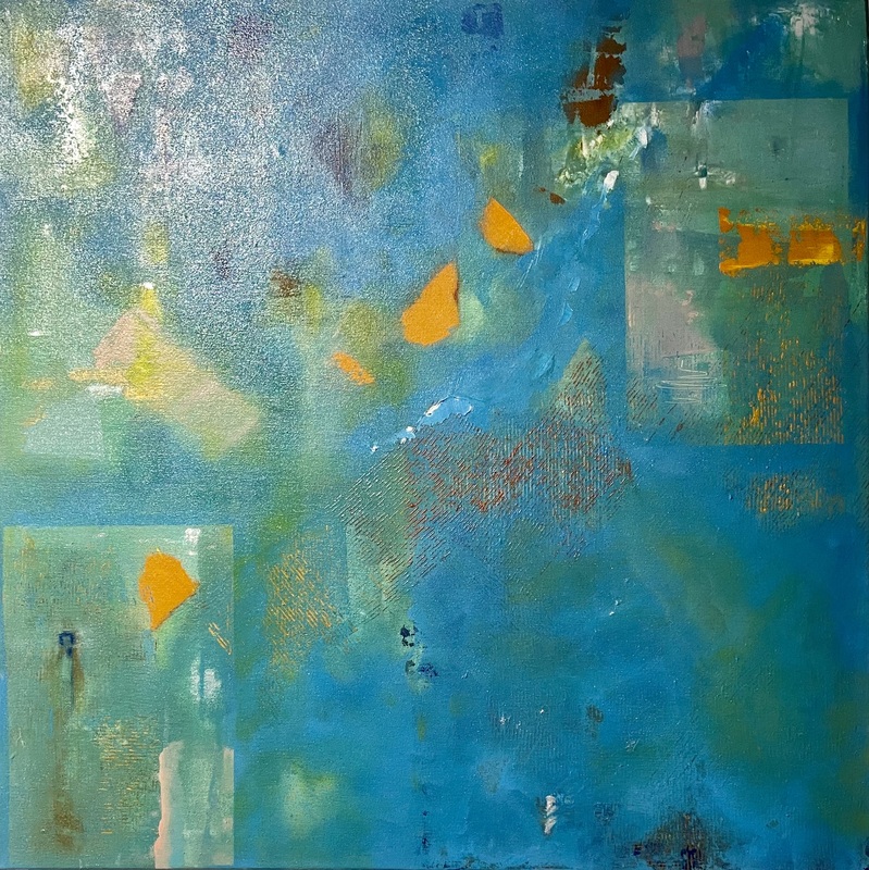 Kimberley sunrise Crevices series 16 Acrylic on canvas 77 X 77 Cm 2024.jpg