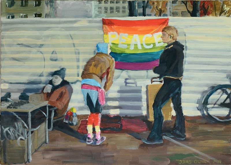 Peace_small.jpg :: 50 x 70 cm acrylic on canvas