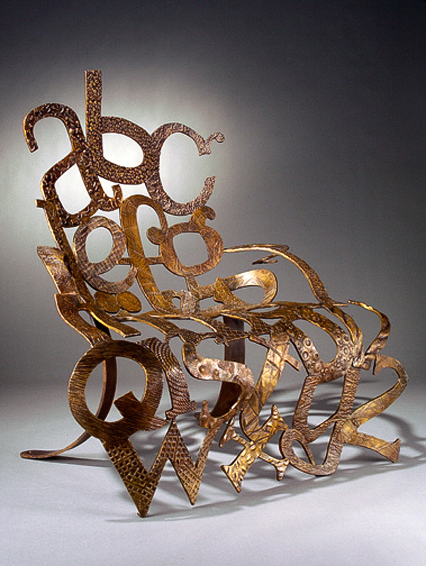 Alphabet_Chair_by_Sarah Peters.jpg :: Sarah Peters - Alphabet Chair