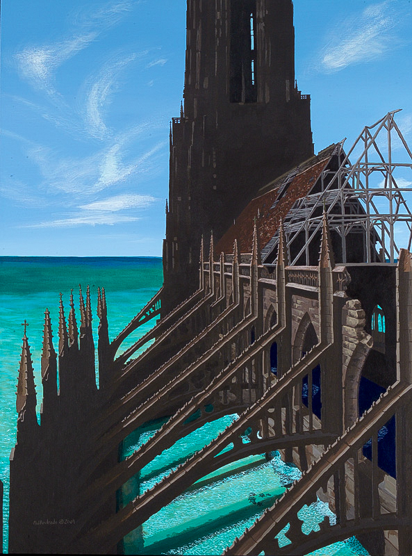 Andrade_Matthew_Immersion_40x30_acrylic_canvas_2004.jpg :: Matthew Andrade - Immersion, 2004, acrylic on canvas, 40x30 inches