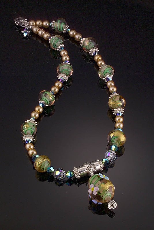 Carter_Kristin_Glass_Bead_Necklace.jpg :: Kristin Carter - Glass Bead Necklace