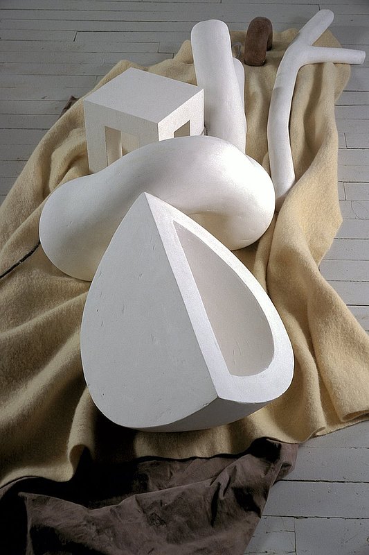 Kathleen_Finlay_Plaster_and_Wool_Sculpture.jpg :: Kathleen Finlay - Plaster and Wool Sculpture