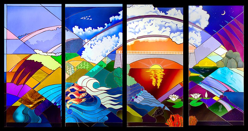 Lisa Tieman - Watertown.jpg :: Lisa Tieman - Watertown - Stained Glass Window