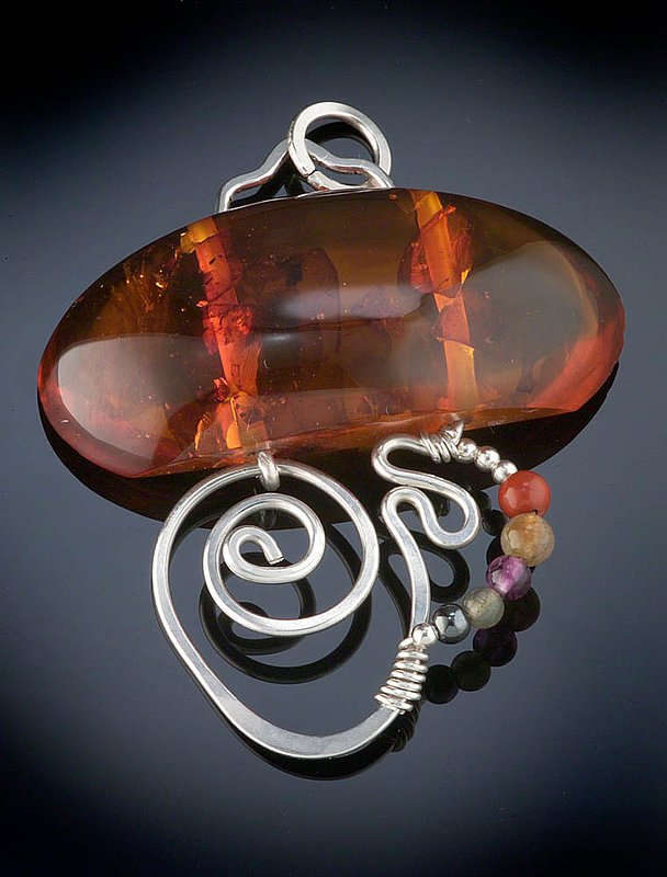 Winegar_Debra_Pin.jpg :: Debra Winegar - Amber Pin