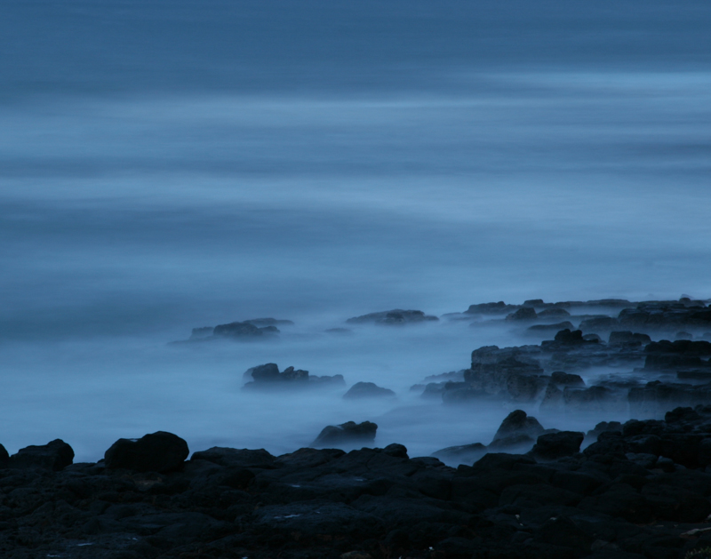 IMG_0217c21.jpg :: Foggy Reef (Time exposure of surf before sunrise, Kauai) (A3:4) (LE2k)