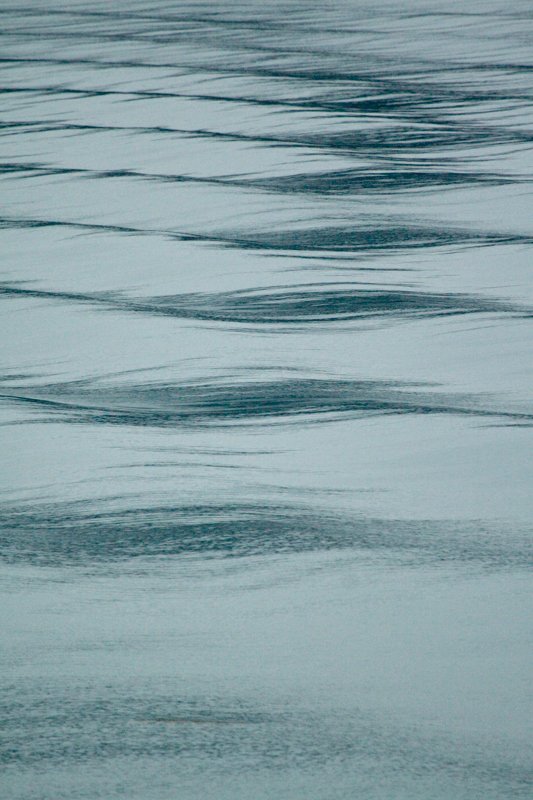 Repetition on a Boat Wake.jpg :: Rythmic patterns of intersecting wave patterns create an interesting and drawing abstract. (A2:3) (LE3k)