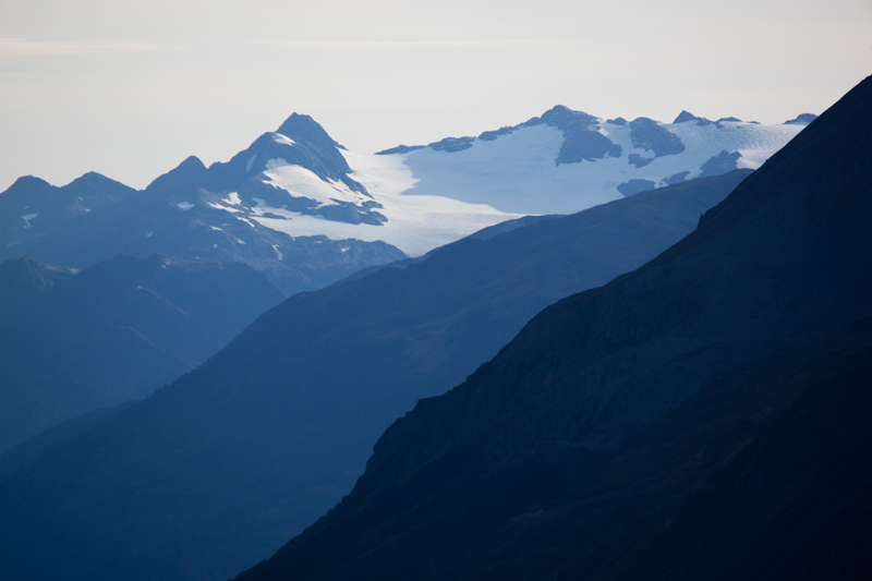 Shades of Distance.jpg :: The fading distant view from the top of a mountain near Seward Alaska is striking. (A2:3) (LE5k)