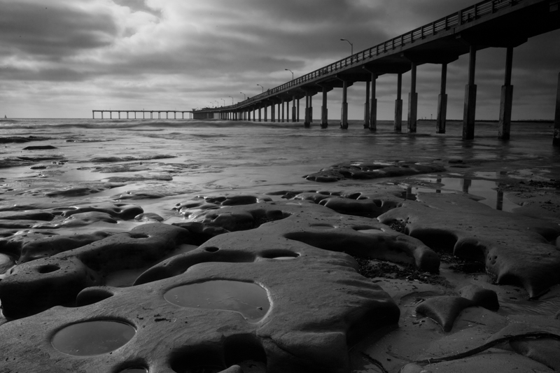 Tide Pools on a stormy day.jpg :: Tide pools and a stormy day create a different kind of view. (A2:3) (LE5k)
