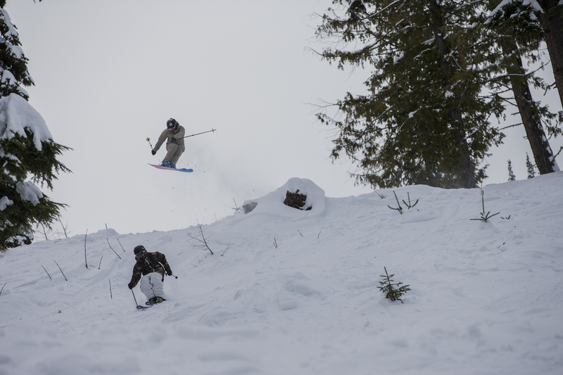 ralphie_65U2060(1).jpg :: Skiers: Chris Rubens & Noah Morrison  Location: Silverstar Resort BC  Photo: Bryan Ralph
