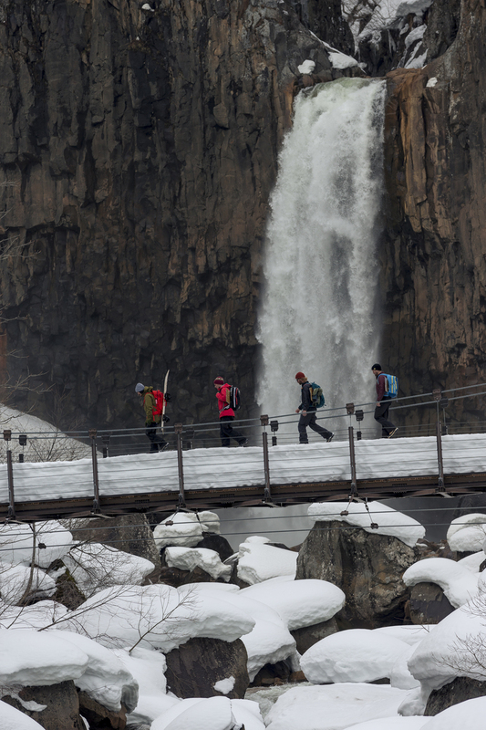 ralphie_65U3049(1).jpg :: Riders: Riley Leboe, Matt Margetts, Joe Schuster, Mike Henitiuk,  Location: Myoko, Japan. Photo: Bryan Ralph: :