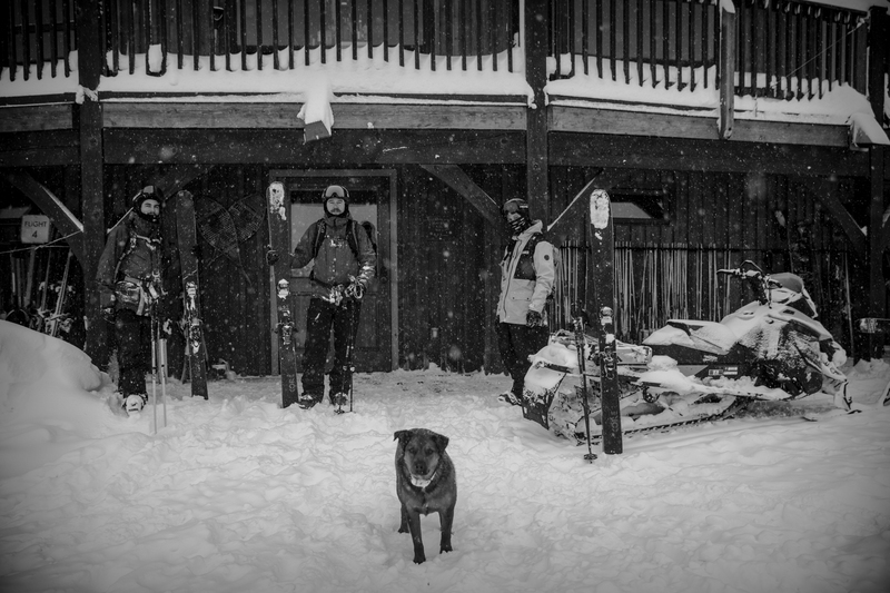 ralphie_65U8646-2(1).jpg :: Skier: Sam Kuch, Johnny Rollins, Riley Leboe  Location: Mustang Powder, BC. Photo: Bryan Ralph