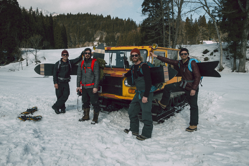 ralphieralphie_65U2879(1).jpg :: Riders: Riley Leboe, Matt Margetts, Joe Schuster, Mike Henitiuk,  Location: Myoko, Japan. Photo: Bryan Ralph: :