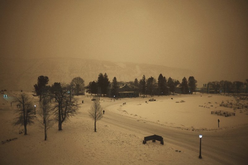 out our window at dawnMammoth Hotsprings.jpg