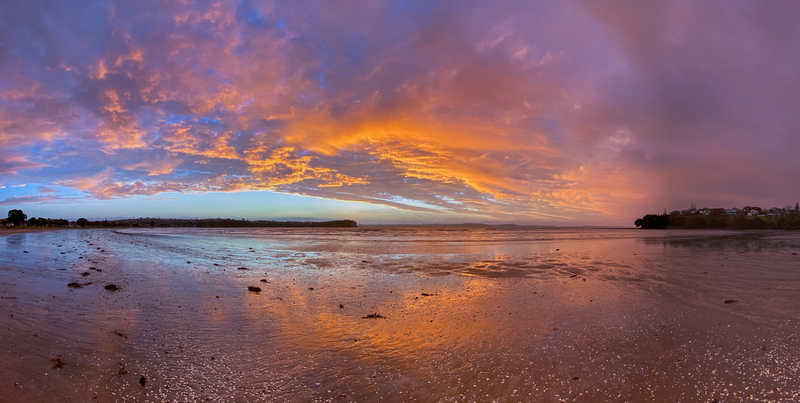Manly beach  IMG_1304-Pano.jpg :: Manly Beach, Whangaparaoa, Hibiscus Coast, Auckland, New Zealand