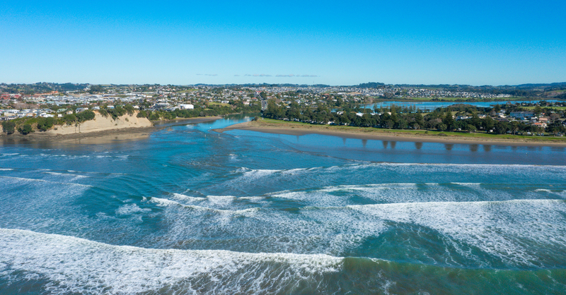 Orewa Estuary DJI_0857.jpg :: Orewa Estuary, Orewa, Hibiscus Coast, Auckland, New Zealand