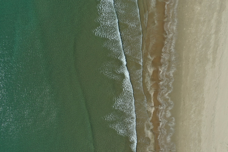Orewa beach aerial photo DJI_0069.jpg :: Orewa beach and estuary aerial photos