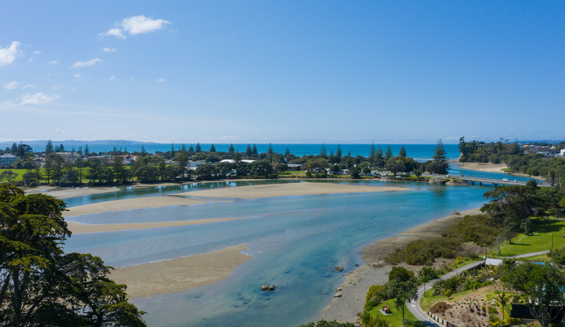 Orewa estuary aerial photo DJI_0952(2).jpg :: Orewa beach and estuary aerial photos