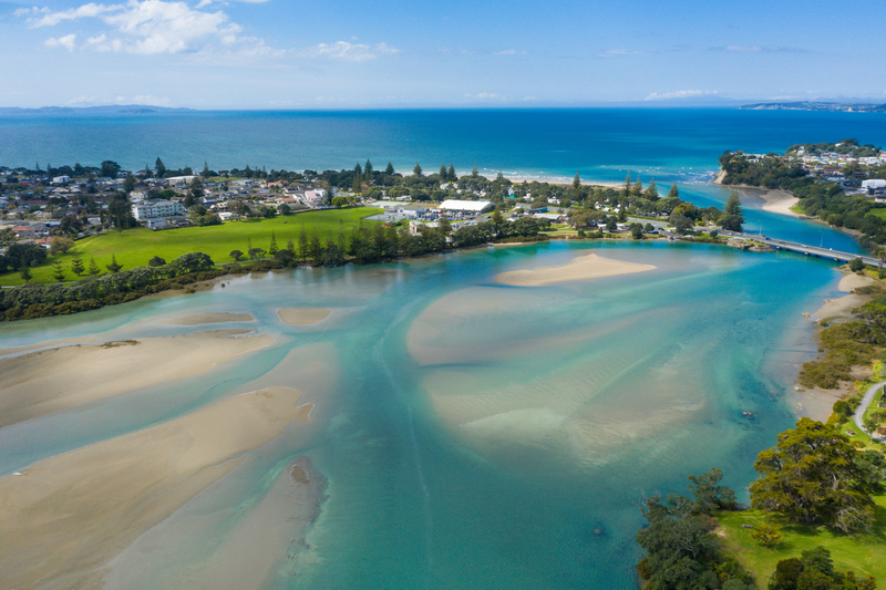 Orewa estuary aerial photo DJI_0998(2).jpg :: Orewa beach and estuary aerial photos