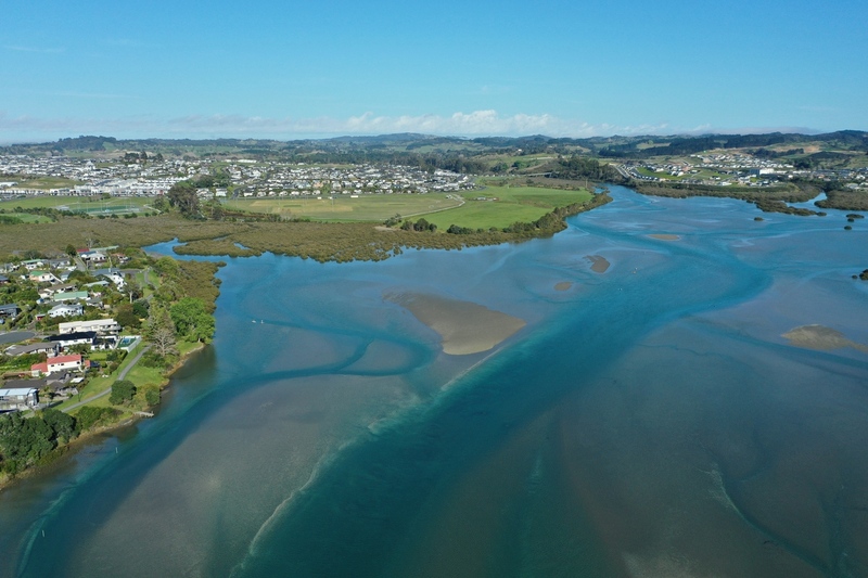 Orewa estuary aerial photoDJI_0042.jpg :: Orewa beach and estuary aerial photos