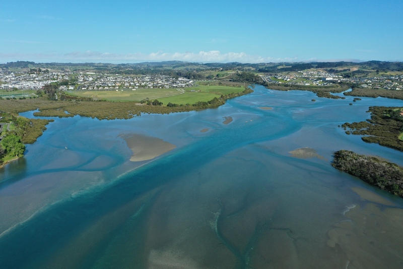Orewa estuary aerial photoDJI_0043.jpg :: Orewa beach and estuary aerial photos