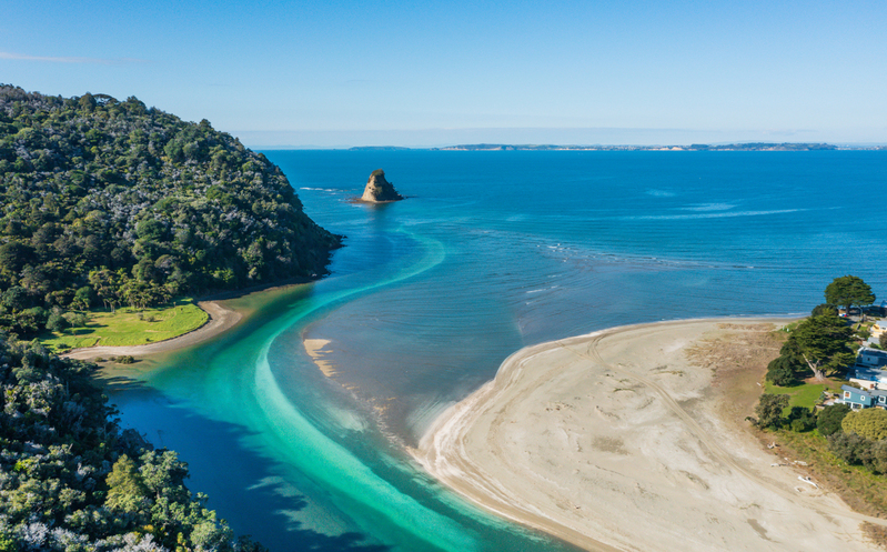 Waiwera DJI_0871(1).jpg ::  Waiwera beach, Hibiscus coast, Rodney, New Zealand