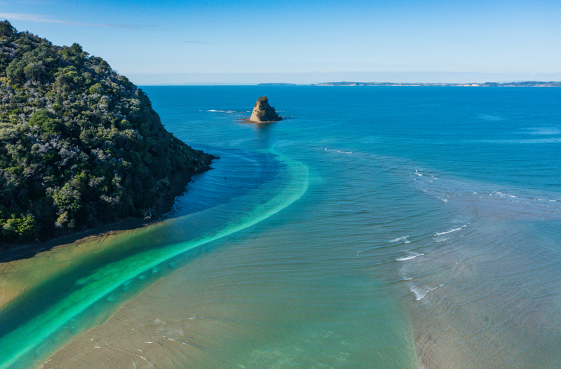 Waiwera DJI_0883(1).jpg ::  Waiwera beach, Hibiscus coast, Rodney, New Zealand