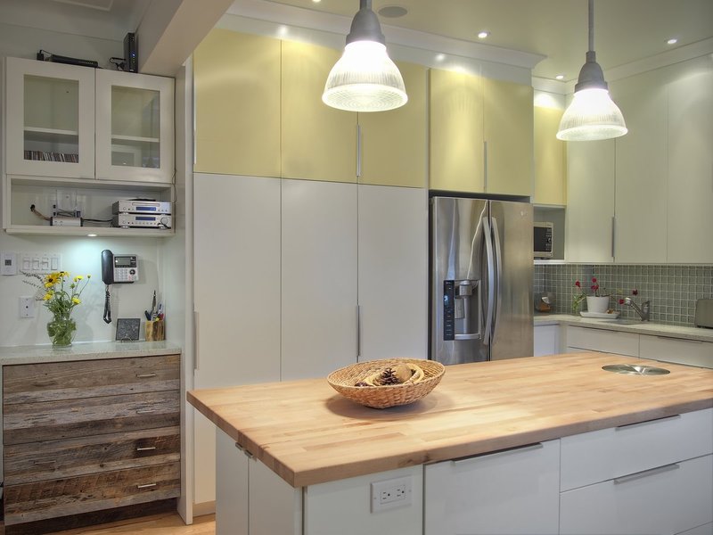 Kitchen view of yellow accent pantry.jpg