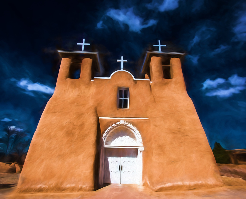 38 San Francisco de Asis Mission Church 3 12x10 No Boarder(1).jpg :: 38 San Francisco de Asis Mission Church