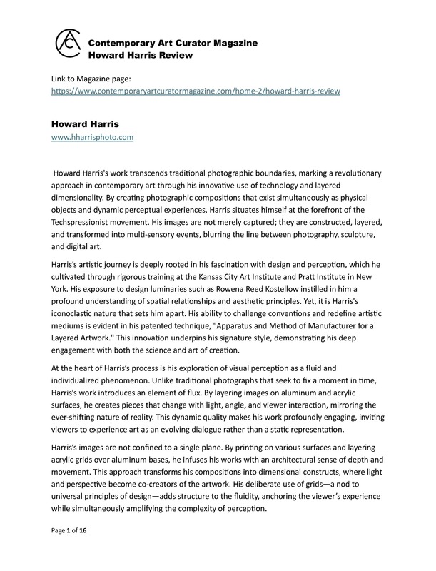Howard Harris  Contemporary Art Curator Magazine_Page_01.jpg