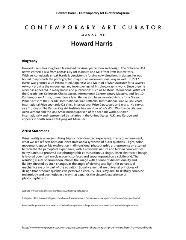 Page 2 Contemporary Art Curator Mazine Power of Creativity Art Prize copy.jpg