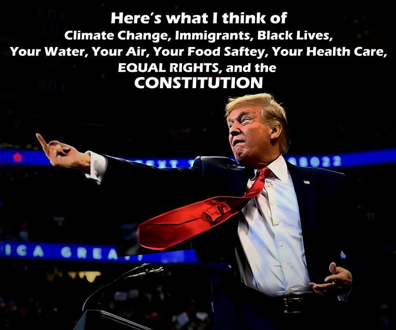 Trump Giving the finger Eequal Rights .jpg :: Trump