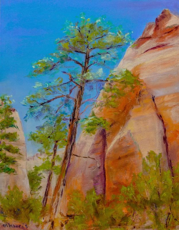 49 - Tent Rocks Tree Painting Web.jpg :: Tent Rocks Tree
