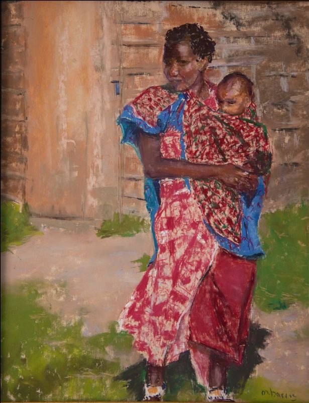 Maasi Woman With Baby Web.jpg :: Maasi Woman With Baby