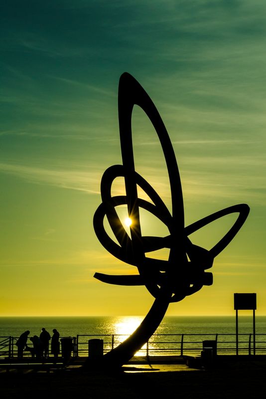 DSC_6381.jpg :: Sunset & Kitetail Sculpture, Aberavon