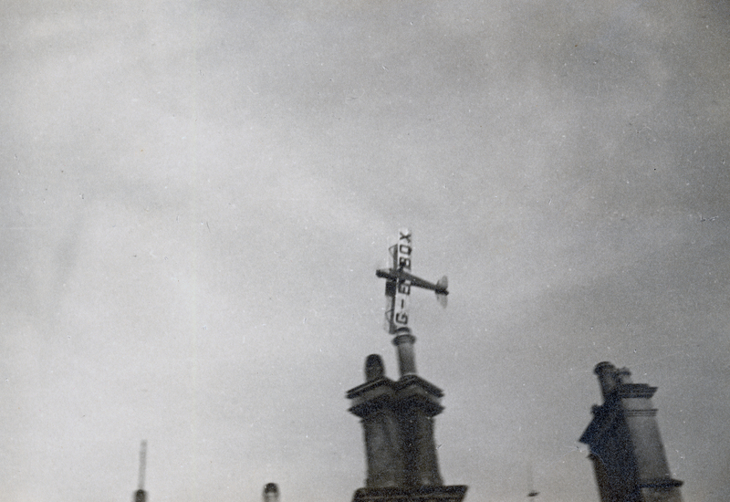 G-EBQX over Pipewell Hall 1907.jpg