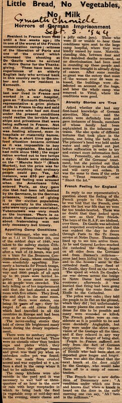 Newspaper article by Virginia Hall a journalist and friend of MC523.jpg