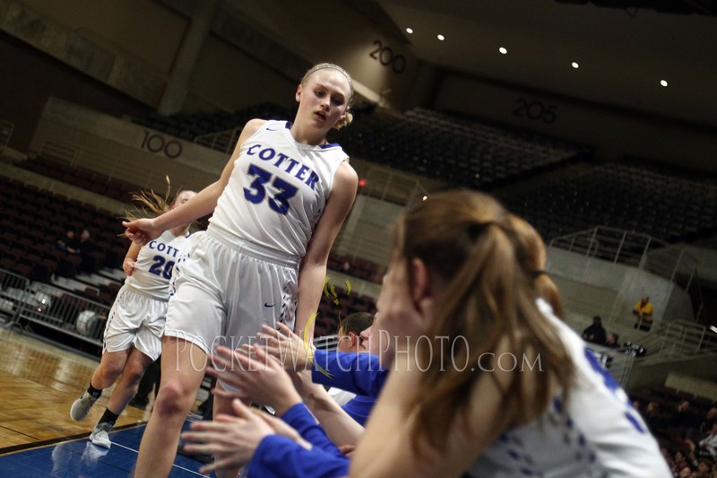 030719HSGB -  130.jpg :: Cotter vs. Caledonia Girls Basketball 2019