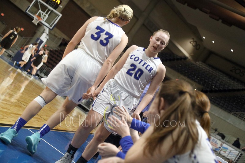 030719HSGB -  131.jpg :: Cotter vs. Caledonia Girls Basketball 2019