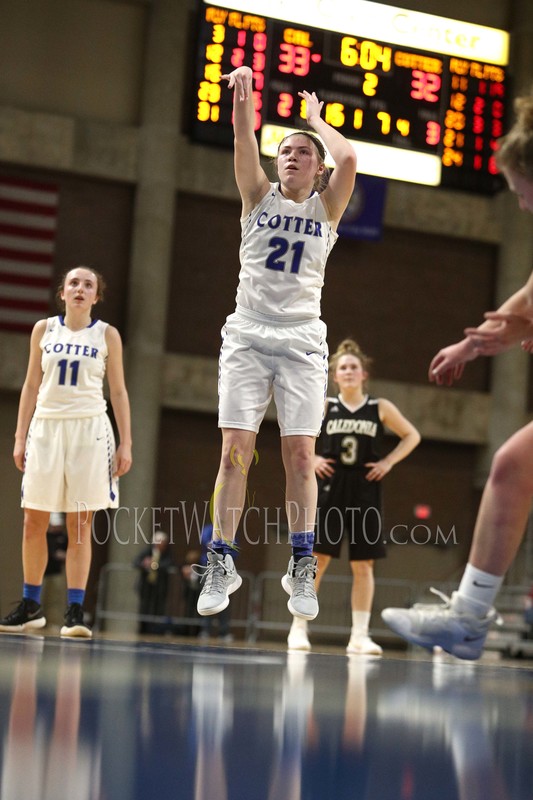 030719HSGB -  138.jpg :: Cotter vs. Caledonia Girls Basketball 2019