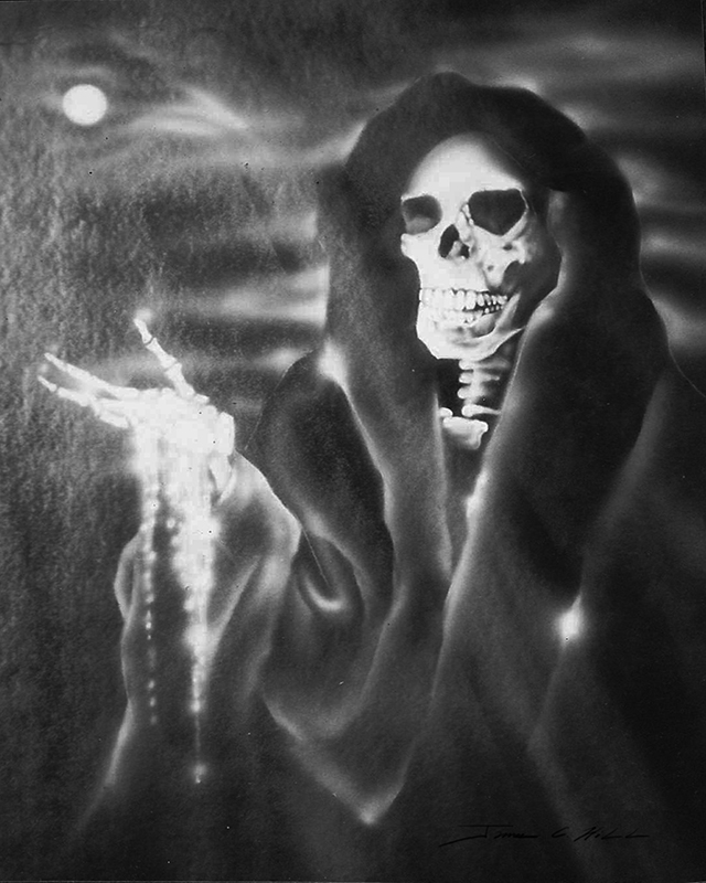 2000 - The Grim Reaper.jpg :: The Grim Reaper - Acrylic Painting - 18\